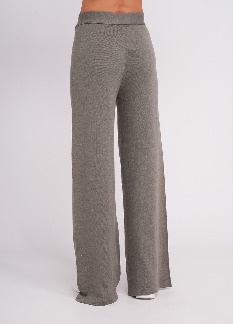Прямі штани з в'язаного трикотажу FREYJA CTN 4327/230 grey (сірий)