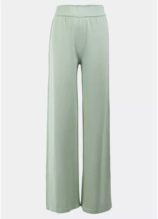 Прямі штани з в'язаного трикотажу FREYJA CTN 4327/230 (зелений) Прямі штани з в'язаного трикотажу FREYJA CTN 4327/230 (зелений)