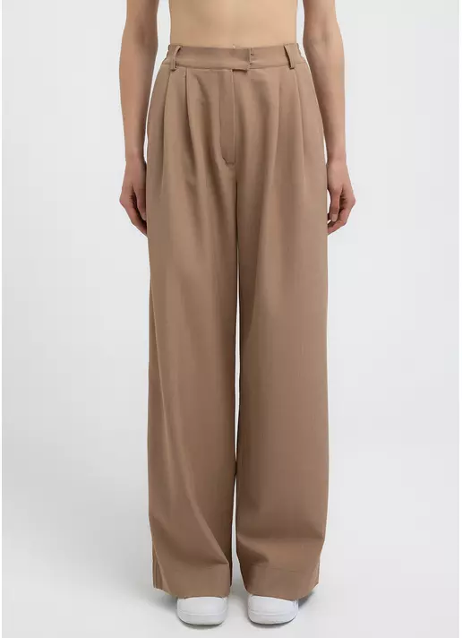Широкие штаны GRACE 4338/200 camel (бежевый)