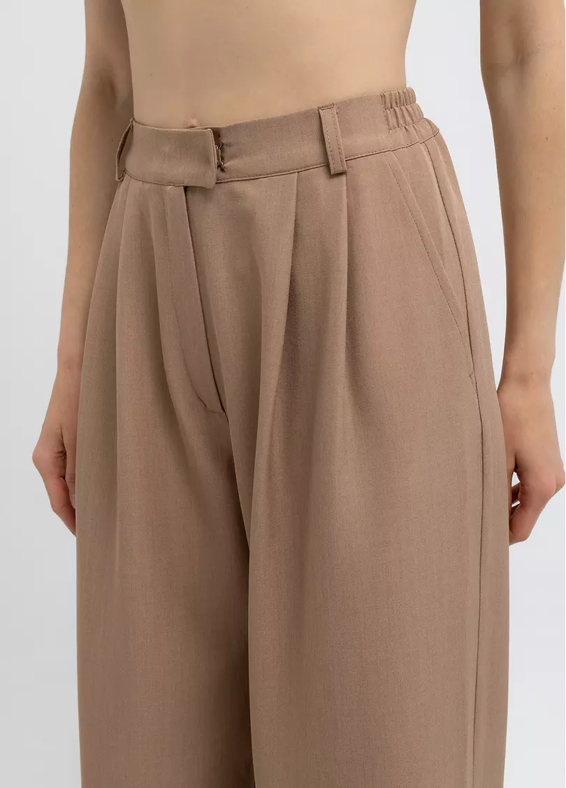 Широкие штаны GRACE 4338/200 camel (бежевый)
