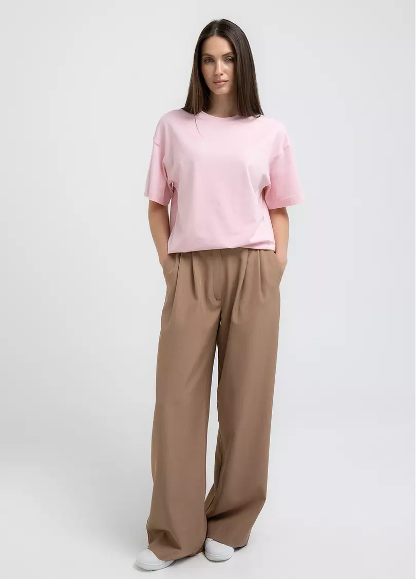 Широкие штаны GRACE 4338/200 camel (бежевый)