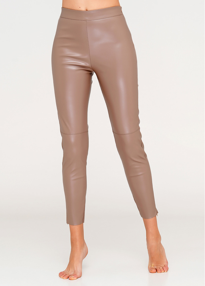 Легінси з штучної шкіри LEGGY STRONG 4309/090 (світло-коричневий)