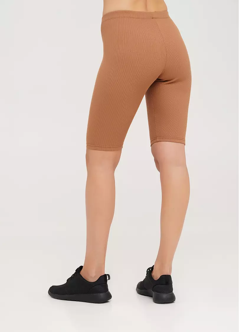 Велосипедные шорты в рубчик RIB 4210/010 camel (бежевый)