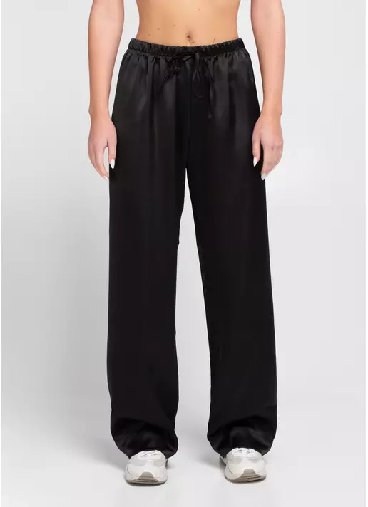 Шелковые штаны на кулиске ROYAL SILK 4332/050 black (черный)