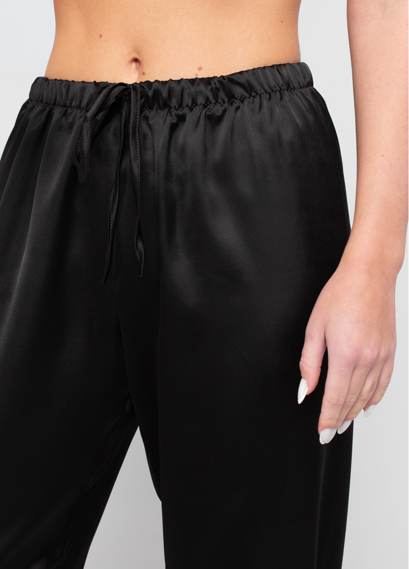 Шовкові штани на кулісці ROYAL SILK 4332/050 black (чорний)
