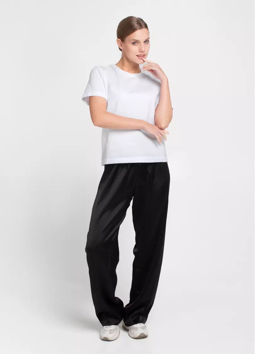 Шелковые штаны на кулиске ROYAL SILK 4332/050 black (черный)