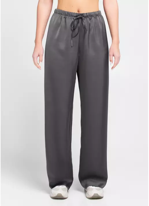 Шовкові штани на кулісці ROYAL SILK 4332/050 graphite (сірий)