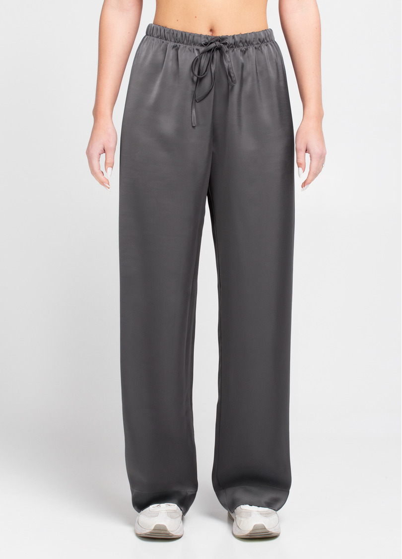 Шовкові штани на кулісці ROYAL SILK 4332/050 graphite (сірий)