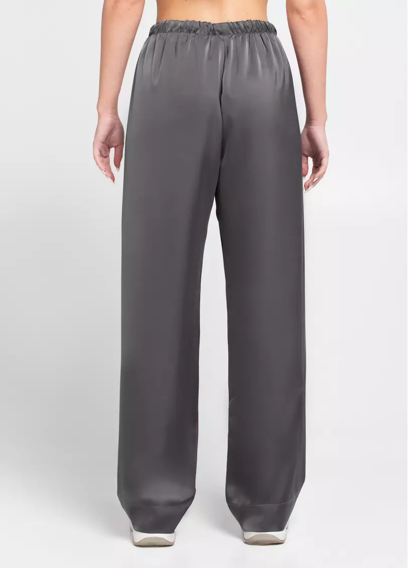 Шелковые штаны на кулиске ROYAL SILK 4332/050 graphite (серый)