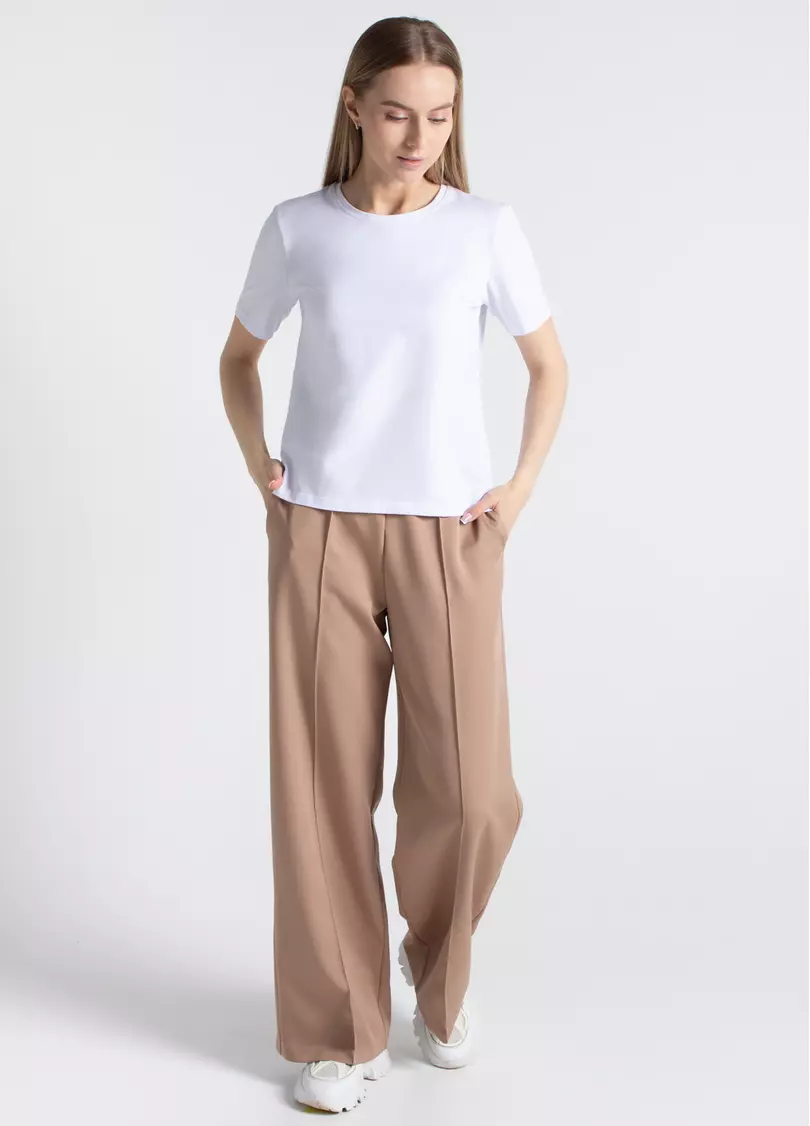 Штани зі стрілками SILENT GRACE 4324/200 sand (бежевий)