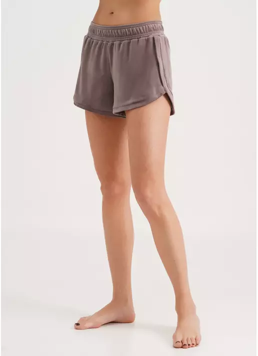 Велюрові шорти SOFT WINTER 4216/080 taupe (коричневий)