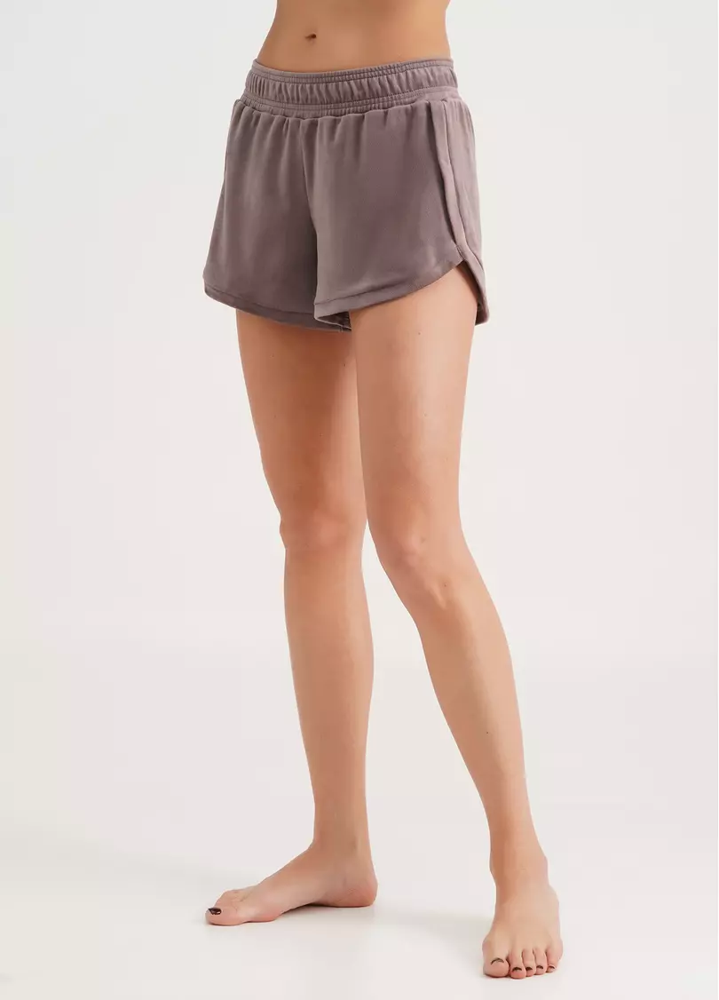 Велюрові шорти SOFT WINTER 4216/080 taupe (коричневий)
