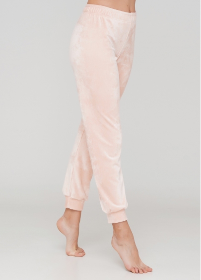 Жіночі велюрові штани SOFT WINTER 4308/080 (рожевий)