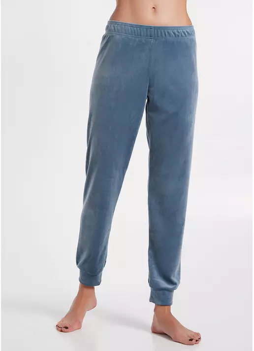 Велюровые штаны на манжетах SOFT WINTER 4308/080 smoky blue (голубой) Велюровые штаны на манжетах SOFT WINTER 4308/080 smoky blue (голубой)