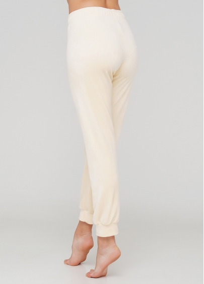 Женские велюровые штаны SOFT WINTER 4308/080 (ванильный)