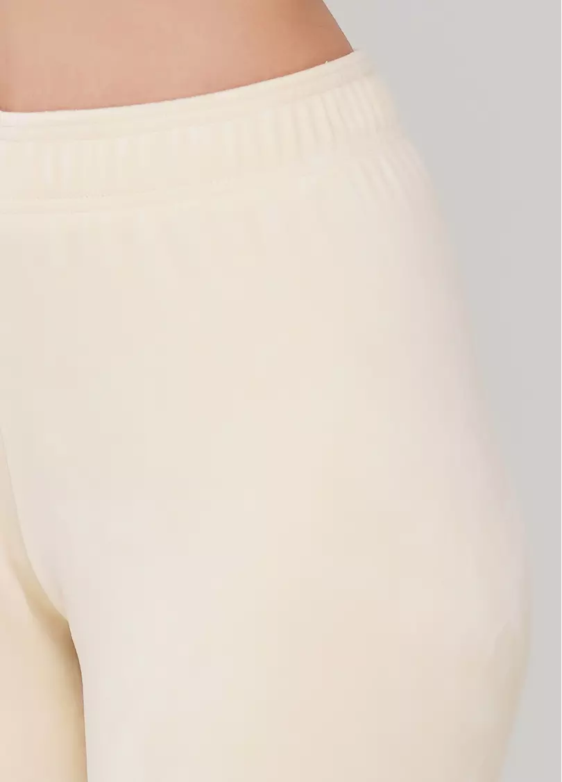 Жіночі велюрові штани SOFT WINTER 4308/080 (ванільний)