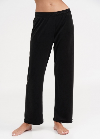 Велюрові штани вільного крою SOFT WINTER 4311/080 black (чорний)