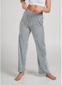Велюрові штани вільного крою SOFT WINTER 4311/080 grey (сірий)