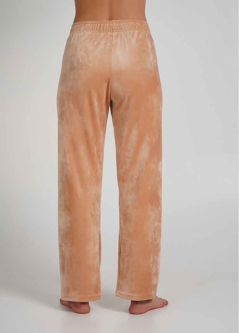 Велюровые штаны свободного кроя SOFT WINTER 4311/080 latte (бежевый)