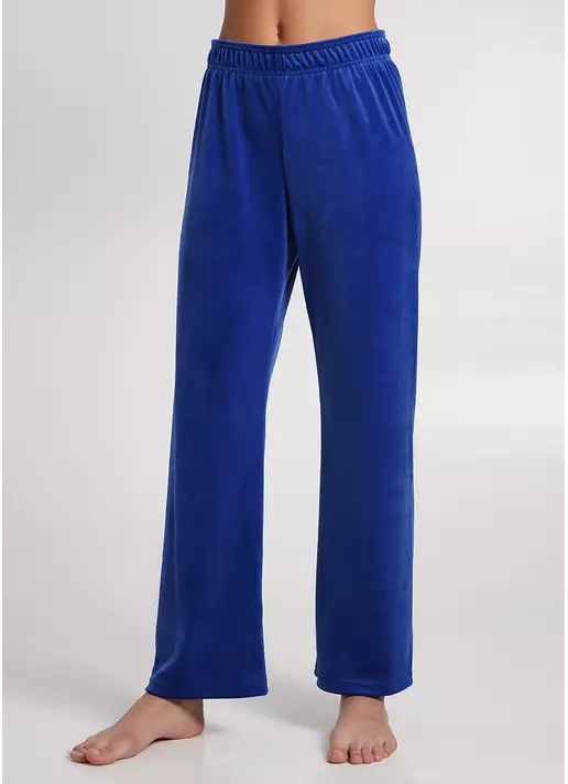 Велюровые штаны свободного кроя SOFT WINTER 4311/080 navy (синий) Велюровые штаны свободного кроя SOFT WINTER 4311/080 navy (синий)