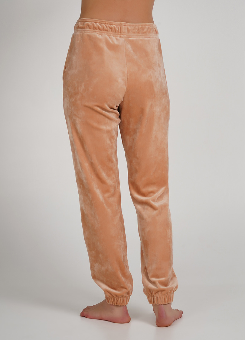 Штани велюрові внизу з гумкою SOFT WINTER 4312/080 latte (бежевий)