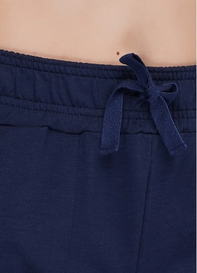 Хлопковые спортивные штаны SPORT PANTS 4301/010 navy (синий)