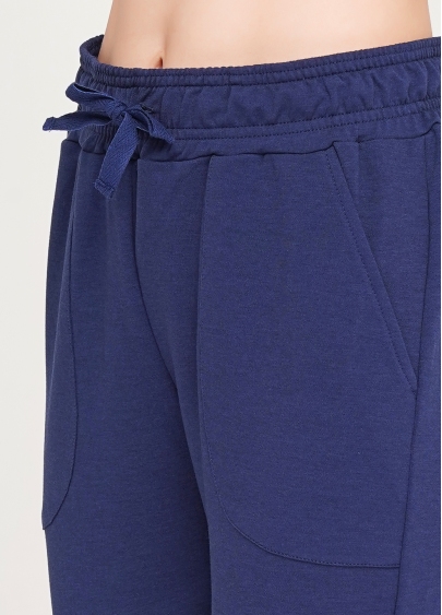 Хлопковые спортивные штаны SPORT PANTS 4301/010 navy (синий)