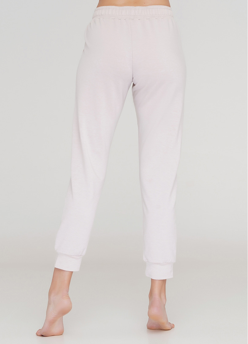 Хлопковые спортивные штаны SPORT PANTS 4301/010 (бежевый)