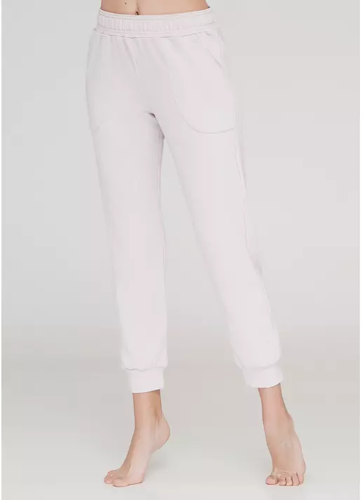 Хлопковые спортивные штаны SPORT PANTS 4301/010 (бежевый)