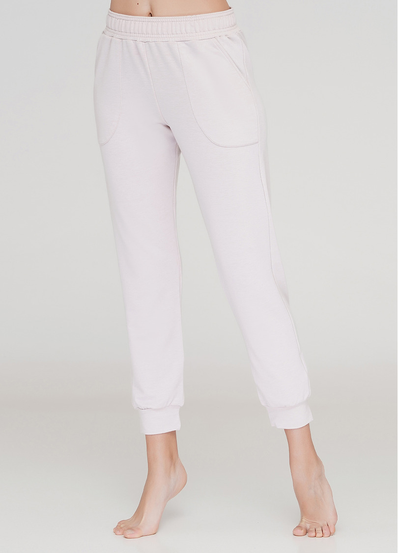 Хлопковые спортивные штаны SPORT PANTS 4301/010 (бежевый)