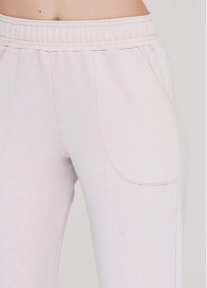 Хлопковые спортивные штаны SPORT PANTS 4301/010 (бежевый)