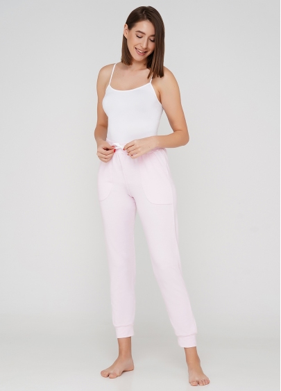Бавовняні спортивні штани SPORT PANTS 4301/010 (ніжно-рожевий)