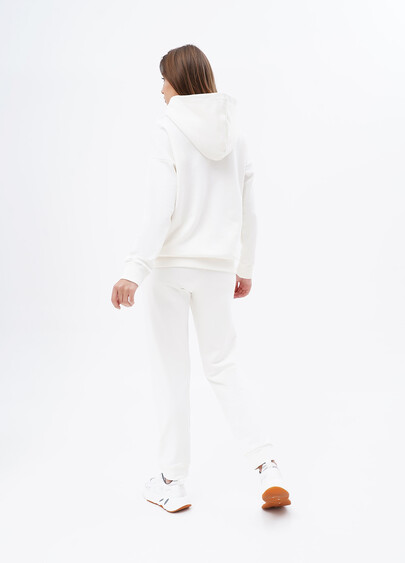 Штаны-джоггеры из хлопка SPORT PANTS 4305/160 milk (белый)