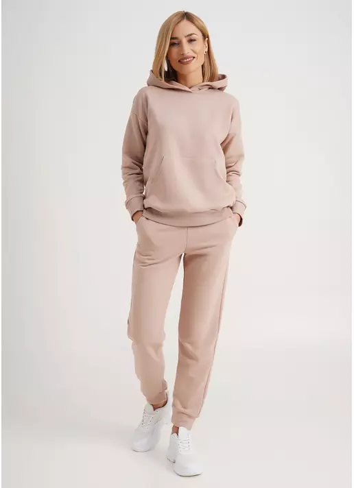 Штани-джогери з бавовни SPORT PANTS 4305/160 mokko (бежевий)