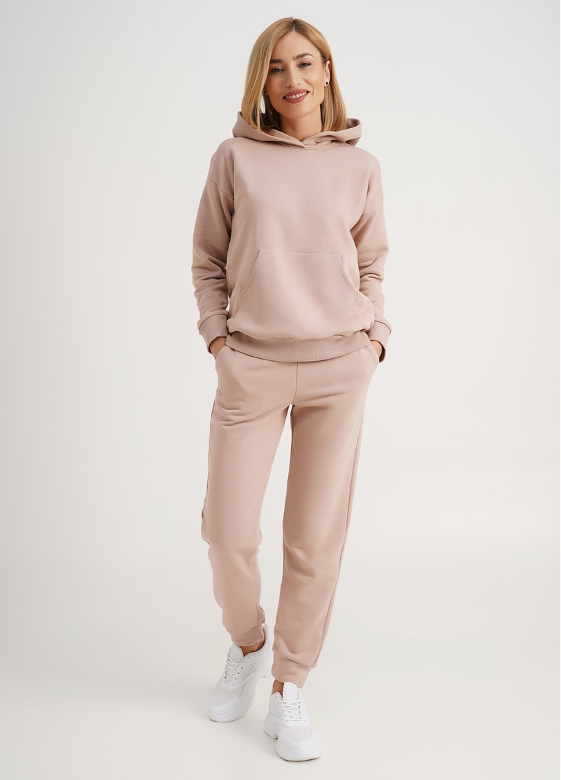 Штани-джогери з бавовни SPORT PANTS 4305/160 mokko (бежевий)