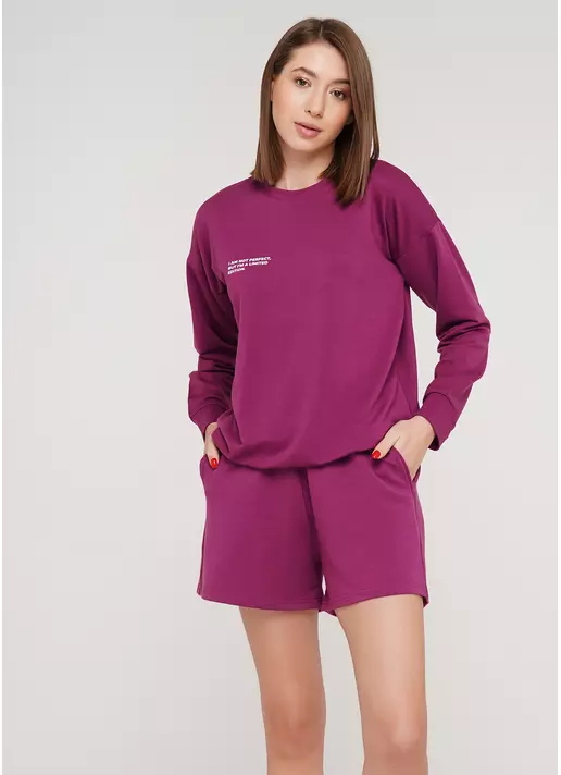 Хлопковые шорты SPORT SHORTS 4202/010 (фуксия)