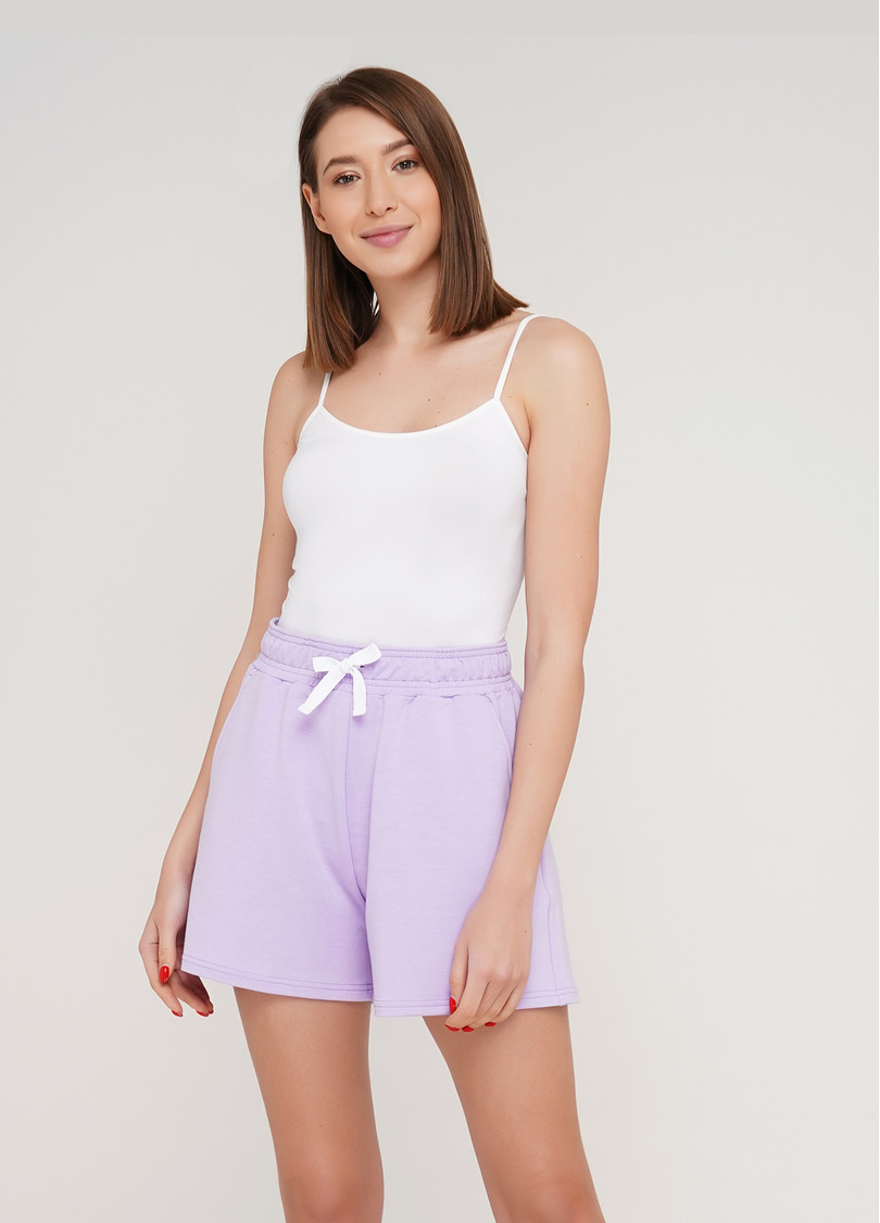 Бавовняні шорти SPORT SHORTS 4202/010 lilac (фіолетовий)