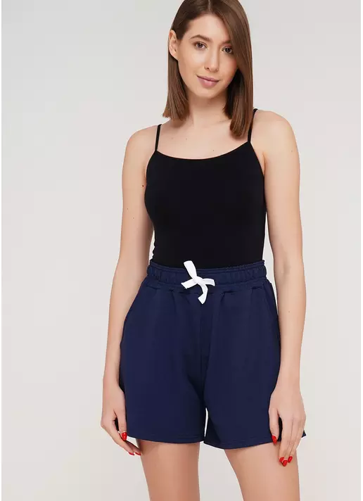 Хлопковые шорты SPORT SHORTS 4202/010 (синий)