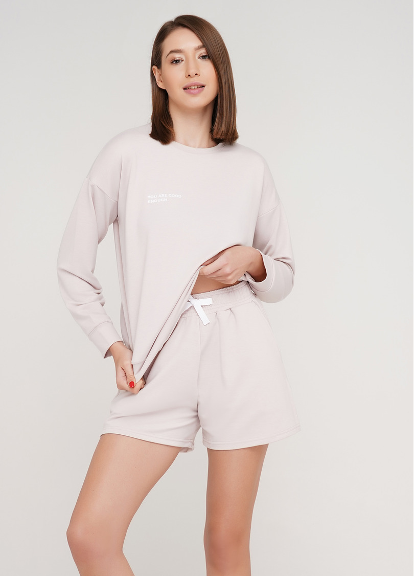 Бавовняні шорти SPORT SHORTS 4202/010 (бежевий)