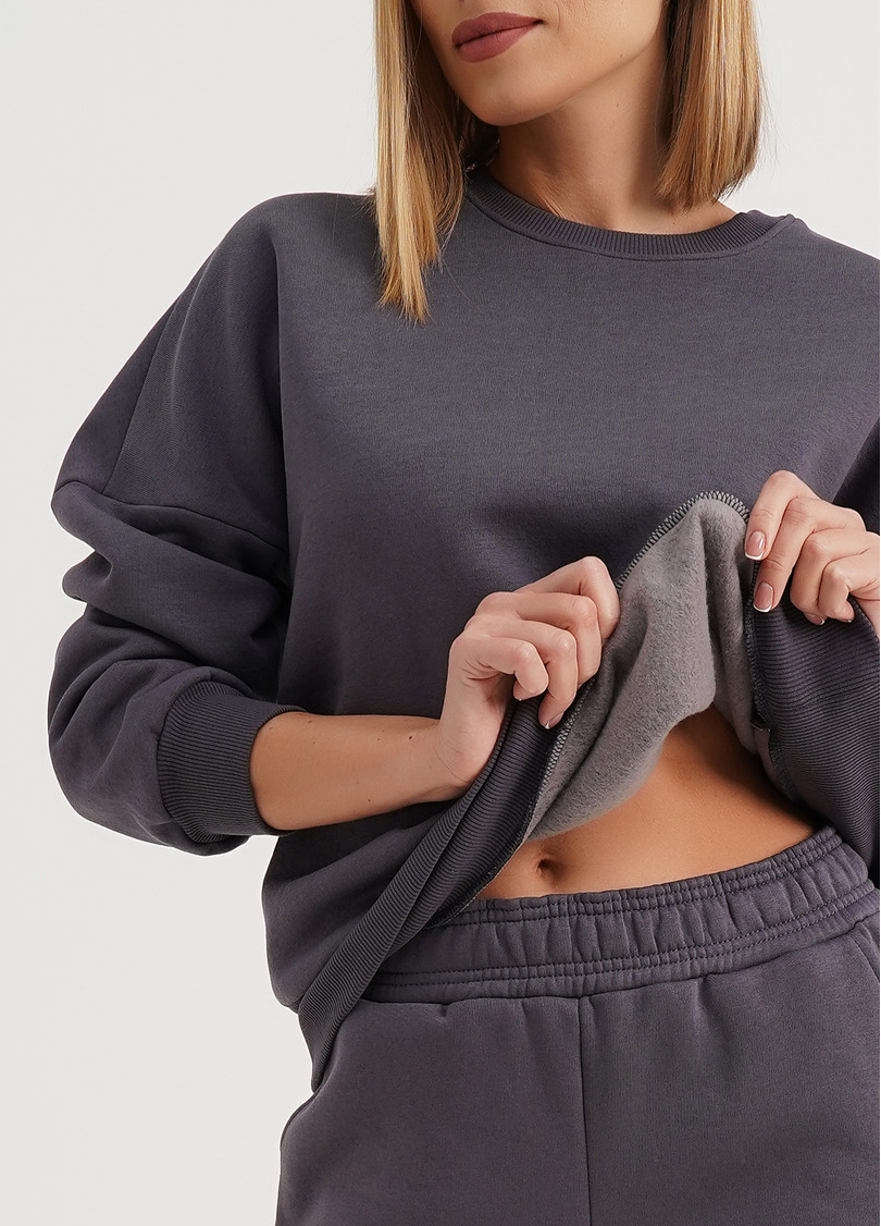 Спортивные штаны на флисе SPORT STYLE 4305/170 grey (серый)