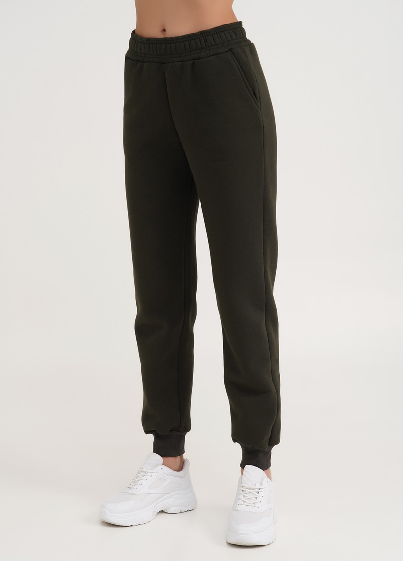 Спортивные штаны на флисе SPORT STYLE 4305/170 khaki (хаки)