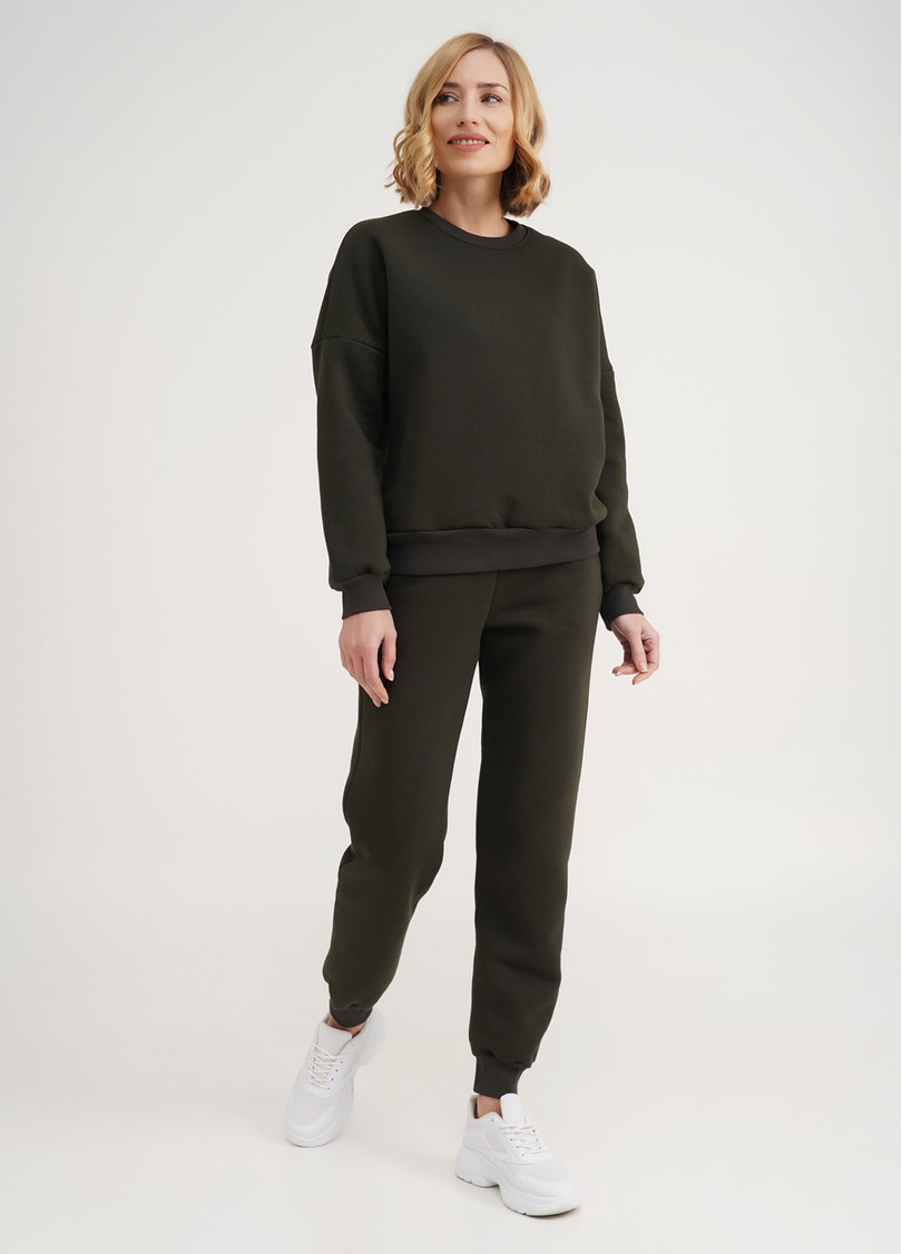 Спортивные штаны на флисе SPORT STYLE 4305/170 khaki (хаки)