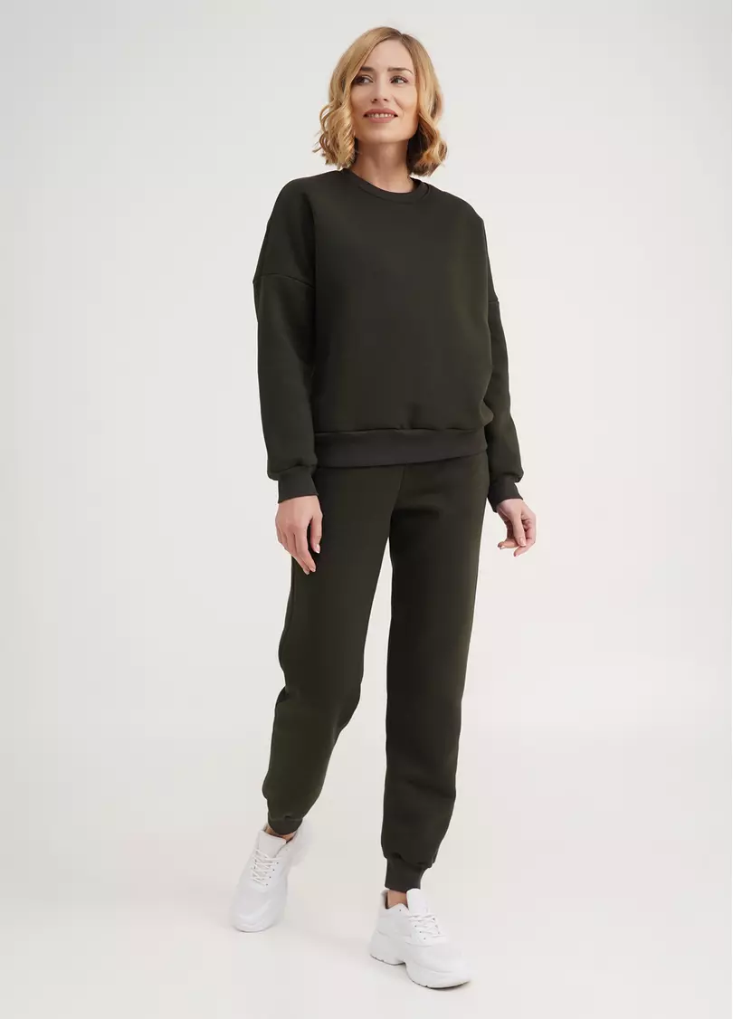 Спортивные штаны на флисе SPORT STYLE 4305/170 khaki (хаки)