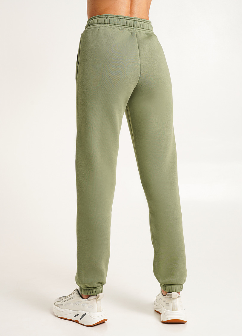 Спортивные штаны на флисе SPORT STYLE 4312/170 olive (зеленый)