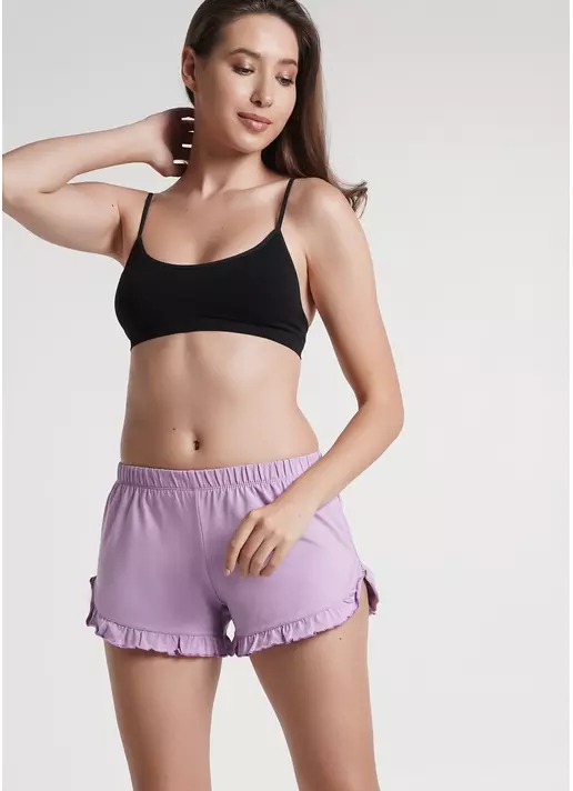 Шорты хлопковые SPRING FLOWERS 4211/010 lilac (фиолетовый)