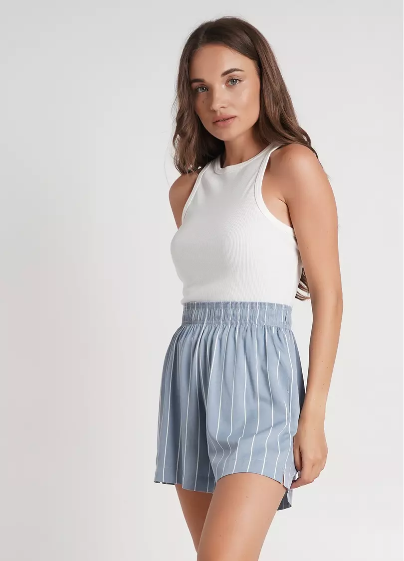 Шорты в полоску SPRING FLOWERS 4212/040 blue/stripe (голубой)