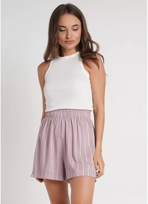 Шорты в полоску SPRING FLOWERS 4212/040 pink/stripe (розовый)