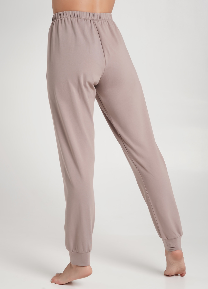 Піжамні штани на манжетах SPRING FLOWERS 4316/010 mokko (коричневий)