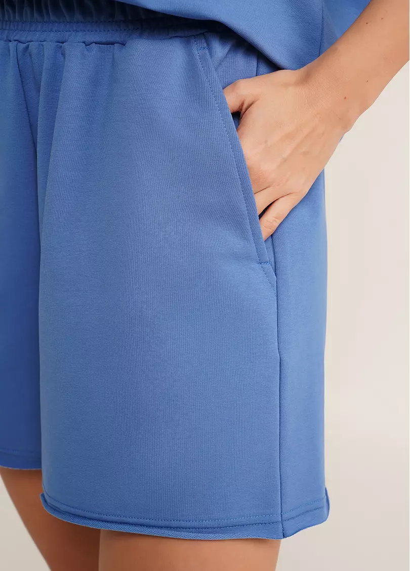 Шорты хлопковые с необработанным краем STREET STYLE 4204/180 dark blue (синий)