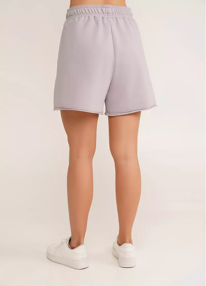 Шорты хлопковые с необработанным краем STREET STYLE 4204/180 light grey (серый)